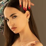 925 Sterling Silver Moon Phase Dangle Earrings