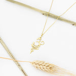 925 Sterling Silver Om Breathe Necklace
