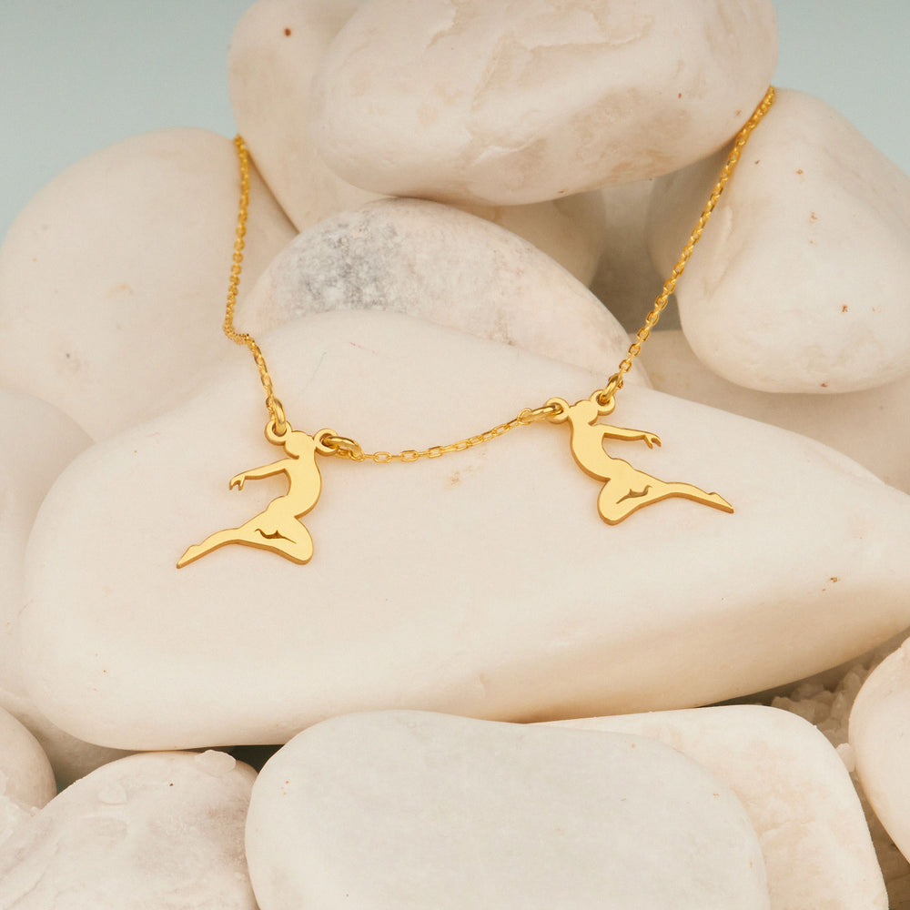 925 Sterling Silver Dancer Necklace