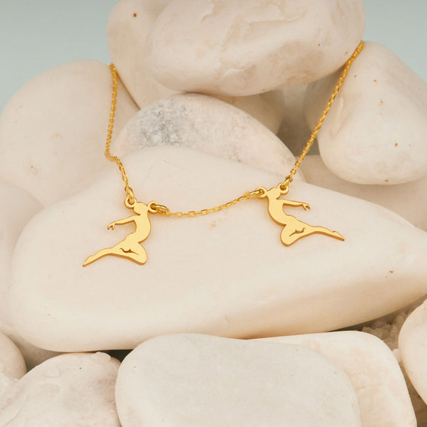 925 Sterling Silver Dancer Necklace