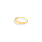 925 Sterling Silver Slim Bar Ring Önü Plaka Ring