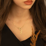 925 Sterling Silver Paperclip Chain Necklace With Name,