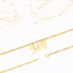 925 Sterling Silver Two Initial Laser Bracelet