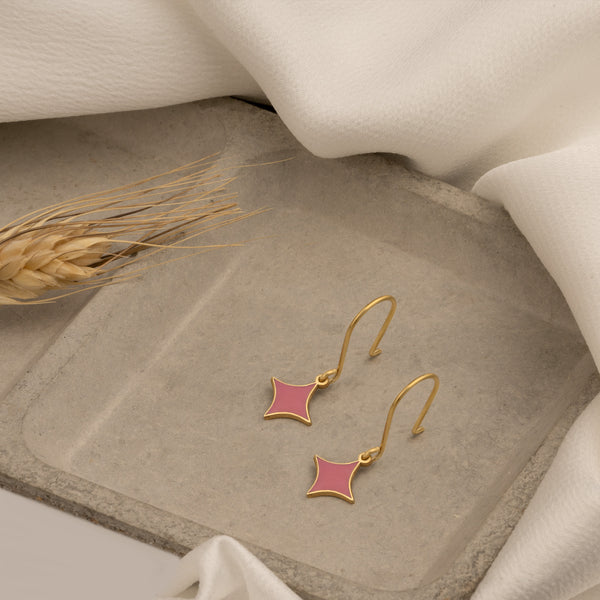 925 Sterling Silver Shining Star Earring