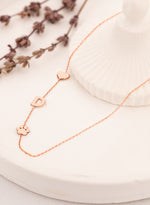 925 Sterling Silver Heart, Letter, Paw Necklace