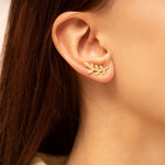 925 Sterling Silver Branch Earrings