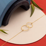 925 Sterling Silver Circle Link Bracelet