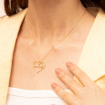 925 Sterling Silver Heart Name Necklace