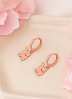 925 Sterling Silver Elephant Earrings