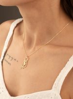 925 Sterling Silver Cat And Name Necklace