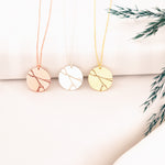 925 Sterling Silver Cracked Kintsugi Necklace