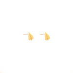 925 Sterling Silver Leaf Studs