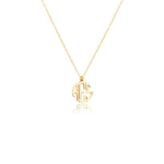 925 Sterling Silver Monogram Necklace