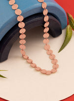 925 Sterling Silver Sequin Necklace