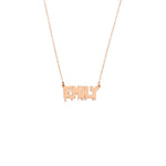 925 Sterling Silver Personalized Melting Custom Name Necklace