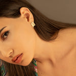 925 Sterling Silver Chevron Arrow Earring