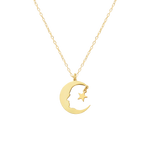 925 Sterling Silver Atatürk Silüet Sallanan Star
