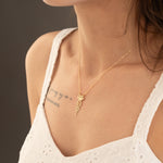 925 Sterling Silver Lotus Unalome New Necklace