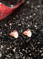 925 Sterling Silver Santa Claus Earrings