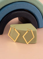 925 Sterling Silver Square Hoop Earrings 309