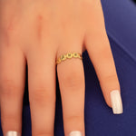 925 Sterling Silver Personalized Name Ring