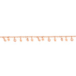 925 Sterling Silver Ankle Intermimtent Chain