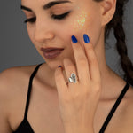 925 Sterling Silver Coffin Ring