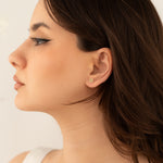 925 Sterling Silver Baseball Earrings