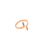 925 Sterling Silver Custom Stacking Open Name Ring