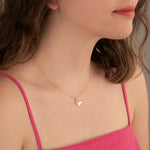 925 Sterling Silver Butterfly Enamel Necklace