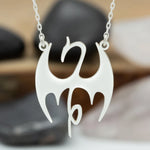 925 Sterling Silver Iron Fist Logo Necklace