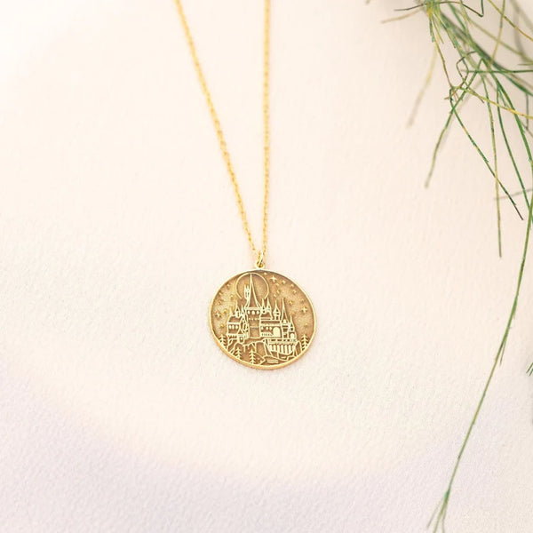 925 Sterling Silver Wizart School Harry Potter Kalesi
