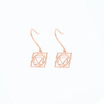 925 Sterling Silver Root Chakra Earring