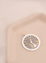 925 Sterling Silver Boş Hayat Ağacı