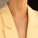 925 Sterling Silver Trinity Knot Necklace