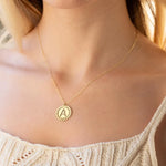 925 Sterling Silver Topcuklu Initial Necklace