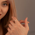 925 Sterling Silver Initial Ring