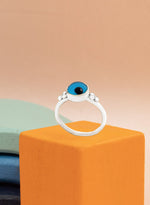 925 Sterling Silver Evil Eye Ring 561