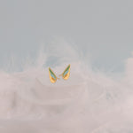 925 Sterling Silver Multi Color Wings Earring