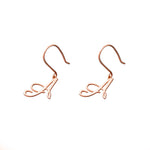 925 Sterling Silver Initial Earring