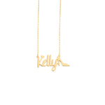 925 Sterling Silver Barbie Font With Shoe Necklace