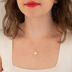 925 Sterling Silver Pole Star Necklace
