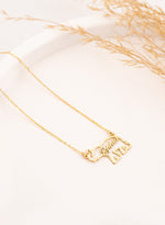 925 Sterling Silver Elephand Name Necklace