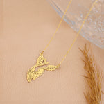 925 Sterling Silver Lover Hand Necklace