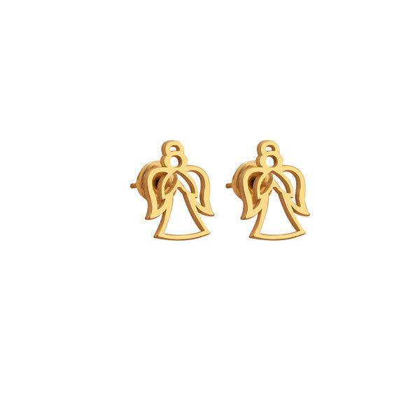 925 Sterling Silver Angel Studs 448
