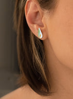925 Sterling Silver Multi Color Wings Earring