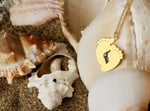 925 Sterling Silver Cute Baby Feet Necklace With Birthstone