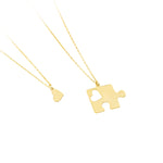 925 Sterling Silver Personalized Puzzle Necklace