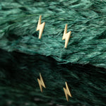 925 Sterling Silver Lightning Bolt Earring