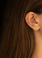 925 Sterling Silver Catholic Cross Stud Earring